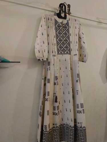 Ladies Long Cotton Kurti