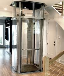 Stainless Steel Residential Glass Elevators