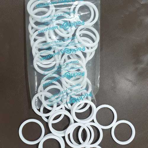 Round White Ptfe Valve Rings 