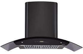 Black Color Kitchen Chimney Installation Type: Wall Mounted