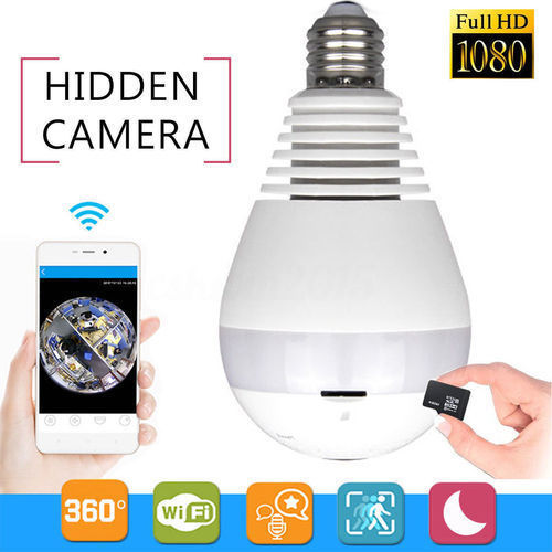 Bulb Lamp Wireless IP Camera