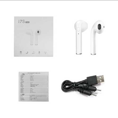 White I7 Tws Wireless Bluetooth Earbuds