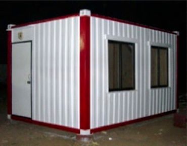 White Portable Site Office Cabin