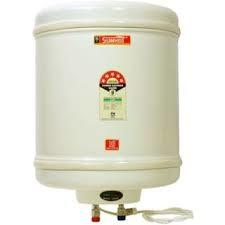 White Colored Electric Geyser Installation Type: Wall Mounted