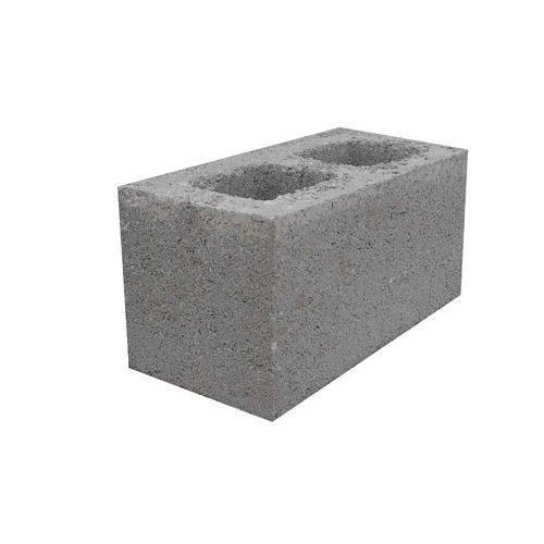 White Grey Hollow Concrete Blocks