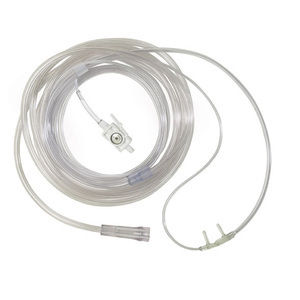 White Nasal Cannula For Inhaling Oxygen