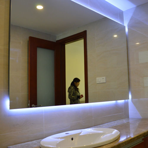 Customized Bathroom Anti-Fog Smart Led Mirror No Assembly Required