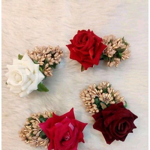 Red Flower Style Hair Clutcher