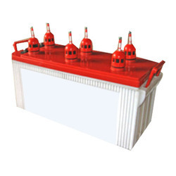 Lead Acid Inverter Battery - 165 Ah Capacity, 21 Litre Electrolyte Volume, 12V DC | Fast Chargeable, Heat Resistant, Long Life, Maintenance Free, White & Red Design