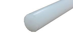 Natural White Polypropylene Rods Density: 0.91 Gram Per Cubic Meter (G/M3)