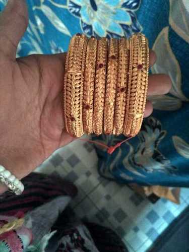 Anniversary 1Gm Gold Forming Bangles