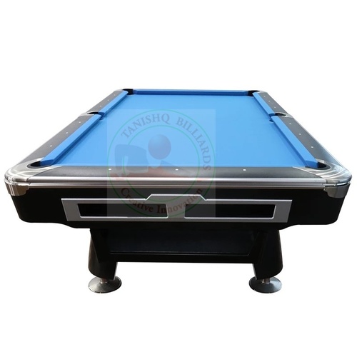 9X4.5 Ft Imported American Pool Table With Accessories - Surface Color: Sky Blue