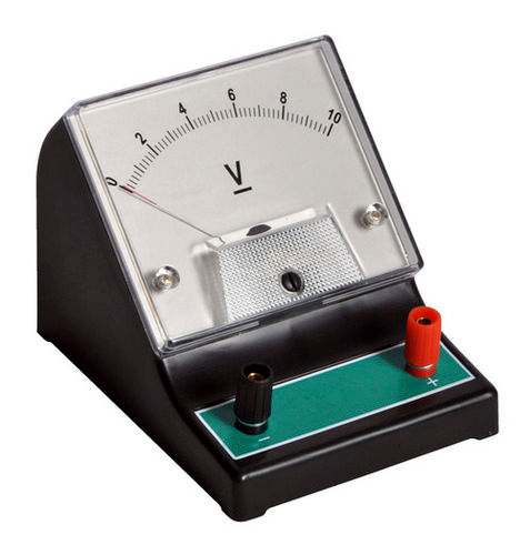 Black Dc Moving Coil Meter