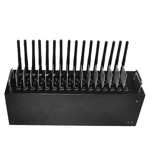 Black 16 Port Voice Bulk Sms Gsm Modem