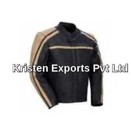 Multicolor Full Sleeves Mens Leather Jackets