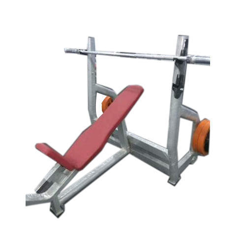 Incline Bench Press - Adjustable Weight Capacity 80 kg, Length Up to 75 inches | Commercial Grade Gym Equipment with 2-Inch Tube Thickness