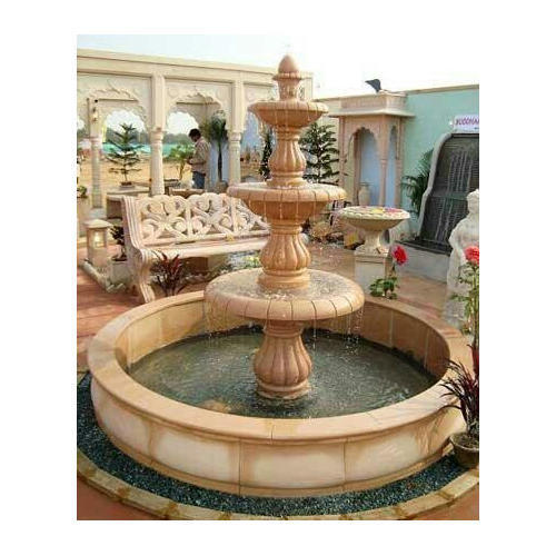Outdoor Garden Sandstone Fountain
