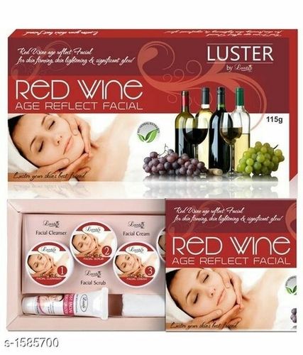 Red Wine Luster Facial Kit Age Group: 18+