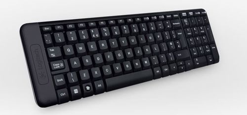 Black Space Saving Wireless Keyboard