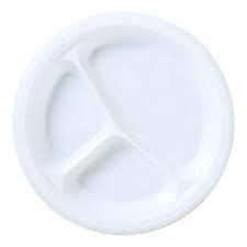 White Disposable Dinner Plates