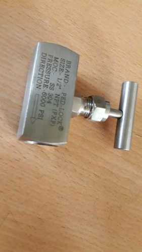 Ss 304 Needle Valve 1/2 Pressure 6000