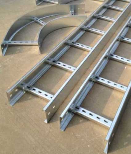 Silver Aluminum Ladder Cable Tray 