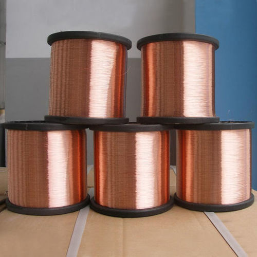 Enameled Copper Clad Aluminum Wire - Solid Clad Design | Ideal for Electric Conductor Applications, Versatile for Cooler Pumps and Fan Motors