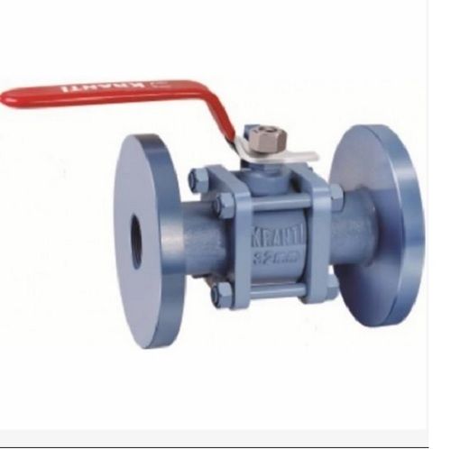 Color Coated Flanged Cast Iron Ball Valve