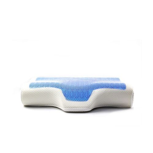 Blue Comfortable Memory Foam Gel Massage Pillow For Improving Sleep