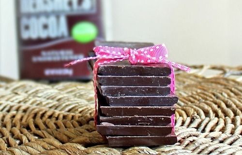 Piece Homemade Dark Brown Chocolates