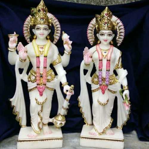 Marble Laxmi Narayan Statues