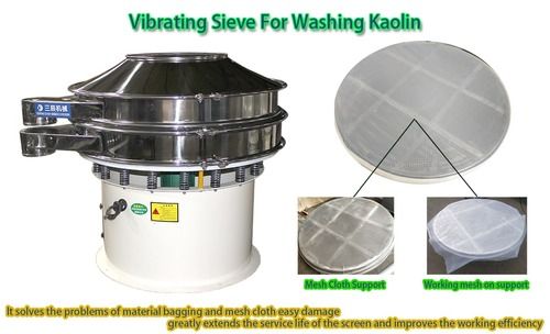 Special Design Vibrating Screen For Washed Kaolin