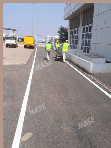 White Thermoplastic Road Marking Paint