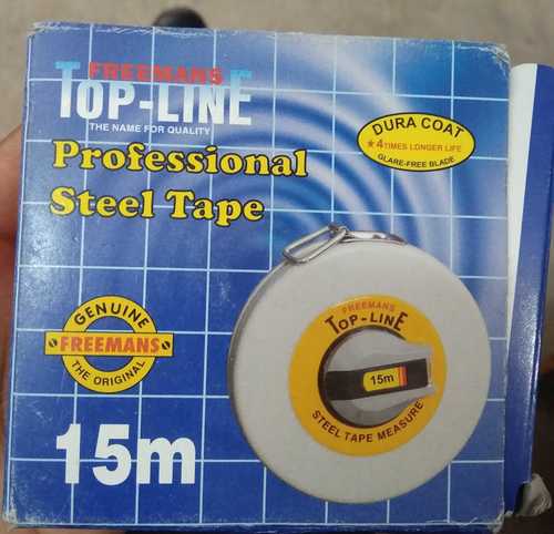 Silver 15M Steel Measuring Tape