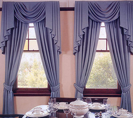 Purple Designer Window Plain Curtain