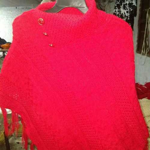 Ladies Plain Winter Poncho