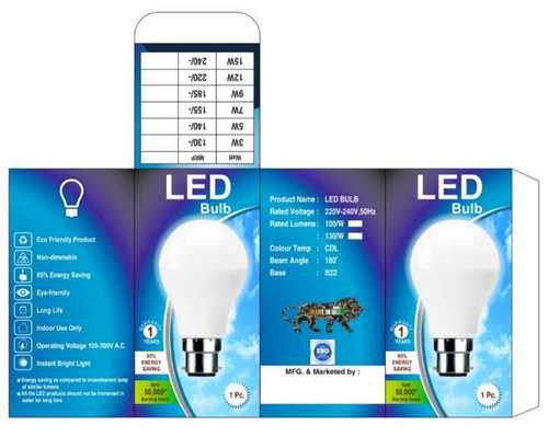 White Low Energy Consumption Led Bulb