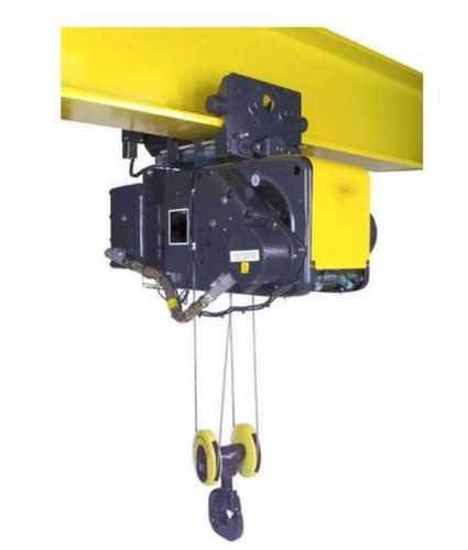 Single Girder EOT Crane - Hydraulic Capacity 5-10 Tons, Max Height 20-40 Feet | New Industrial Use, Yellow Black & Green Finish, 10-15 Feet Lifting Height