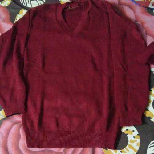 V Neck School Sweater - Soft Yarn, Excellent Warmth | Antibacterial, Non-Toxic, Breathable, Washable by Hand, Unisex Uniform for All School Levels