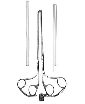 Abadie Twin Forceps For Surgical