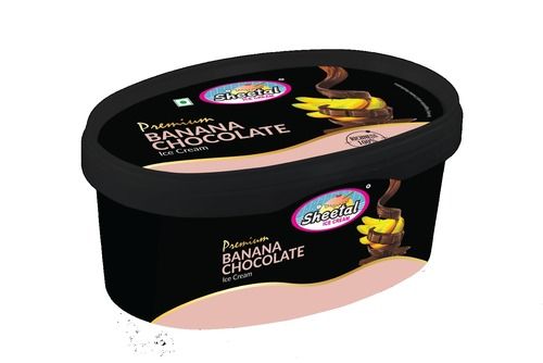 Premium Banana Chocolate Ice Cream Tub Age Group: Children