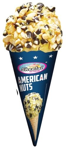 Sheetal American Nuts Cone Ice Cream
