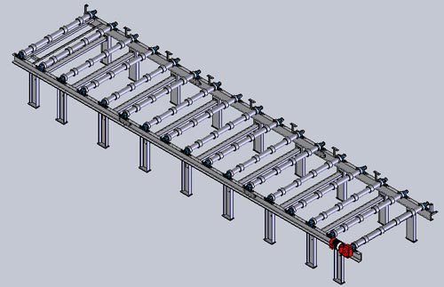 Stainless Steel Roller Conveyor System