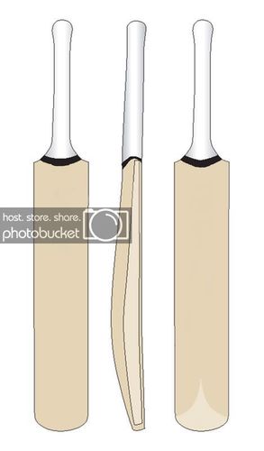 Brown Medium Weight Cricket Bat