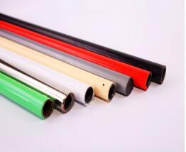 White / Beige / Black / Green / Red / Grey (Can Be Customized) Multi Color Lean Coated Tube