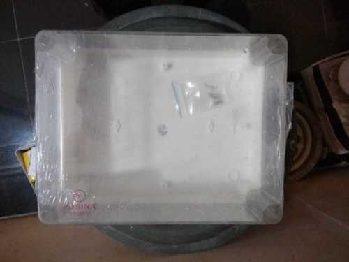 White Pvc Junction Square Shape Box