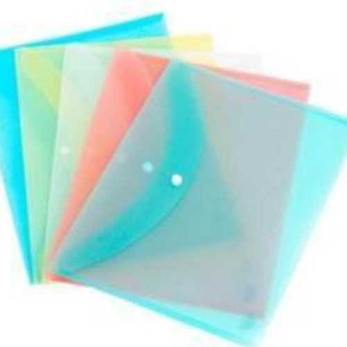 Rectangular Shape Plastic Folder Size: Various Sizes Are Available