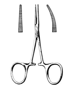 Anti Corrosion Hartman Mosquito Forceps