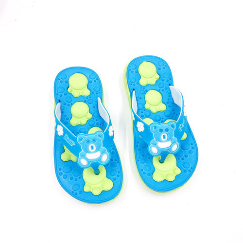 Yellow Double Layer Soft Pvc Fashion Flip Flop Slipper