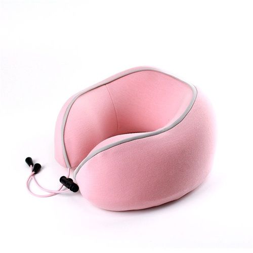 Pink Hot Memory Foam Fashion Travel U-Shaped Neck Pillow